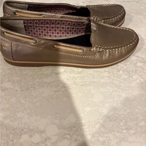 Naturalizer Taupe Leather Loafers
